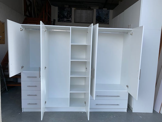 Cupboard with built in draws